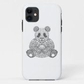 Inspirierter Stammes- Panda Case-Mate iPhone Hülle (Rückseite)