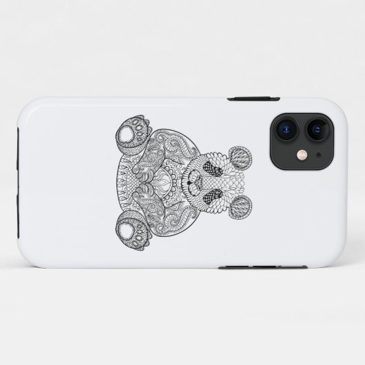 Inspirierter Stammes- Panda Case-Mate iPhone Hülle (Rückseite (Horizontal))