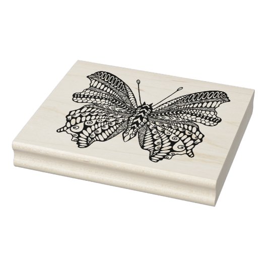 Inspirierter Tropenschmetterling Gummistempel (Stempel)