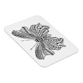 Inspirierter Tropenschmetterling Magnet (Rechte Seite)