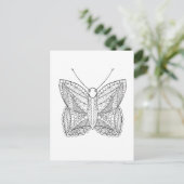 Inspirierter Tropenschmetterling Postkarte (Stehend Vorderseite)