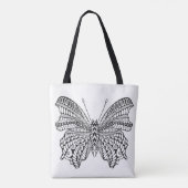 Inspirierter tropischer Schmetterling 2 Tasche (Rückseite)