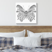 Inspirierter tropischer Schmetterling 6 Leinwanddruck (Insitu (Schlafzimmer))