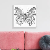 Inspirierter tropischer Schmetterling 6 Leinwanddruck (Insitu (Wohnzimmer))