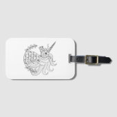 Inspirierter Unicorn Gepäckanhänger (Vorderseite (Horizontal))
