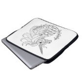 Inspirierter Unicorn Laptopschutzhülle (Vorne Knopf)