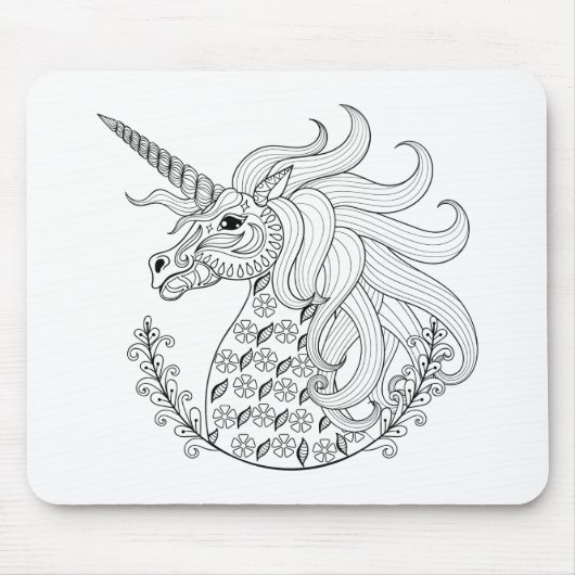 Inspirierter Unicorn Mousepad (Vorne)