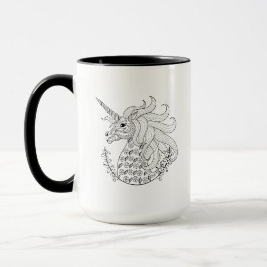 Inspirierter Unicorn Tasse (Links)