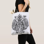 Inspirierter Vintager indischer Elefant 2 Tasche (Von Nahem)