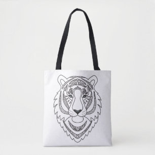 Inspirierter weißer Tiger 2 Tasche