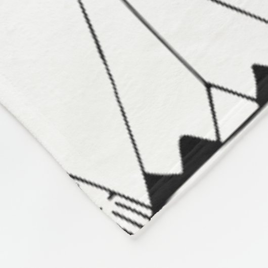 Inspirierter Wigwam Fleecedecke (Ecke)