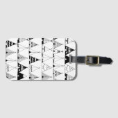 Inspirierter Wigwam Gepäckanhänger (Vorderseite (Horizontal))