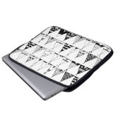 Inspirierter Wigwam Laptopschutzhülle (Vorne Knopf)