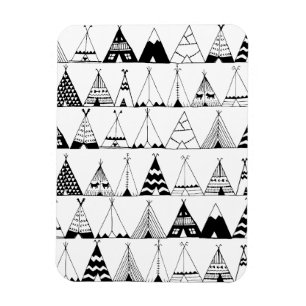 Inspirierter Wigwam Magnet
