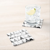 Inspirierter Wigwam Rechteckiger Pappuntersetzer (Vor Ort)