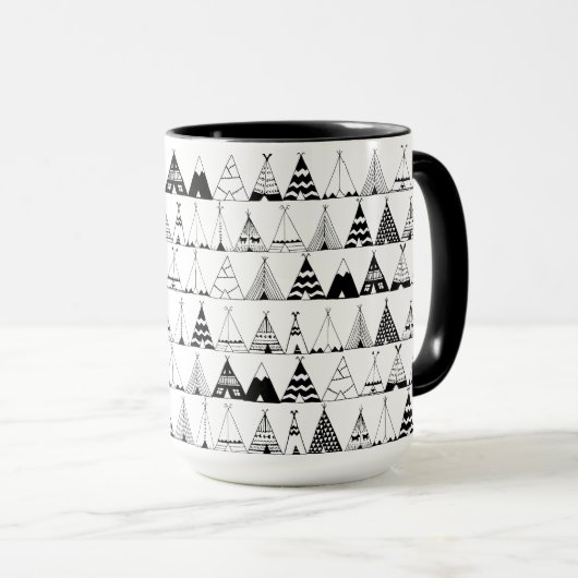 Inspirierter Wigwam Tasse (VorderseiteRechts)