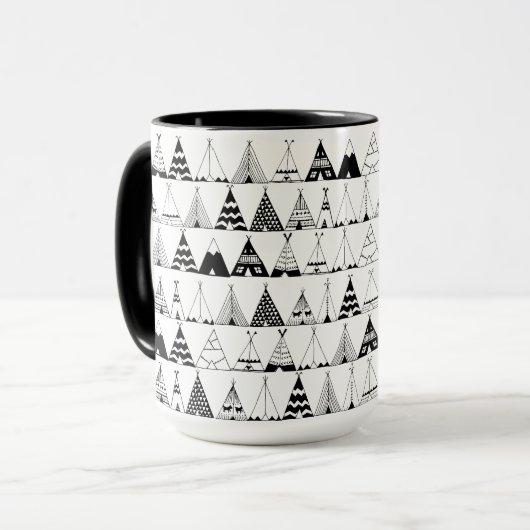 Inspirierter Wigwam Tasse (Vorderseite Links)