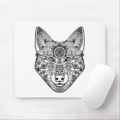 Inspirierter Wolf-Kopf Mousepad (Mit Mouse)