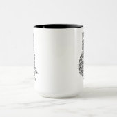 Inspirierter Wolf mit Dreamcatcher Tasse (Zentrum)