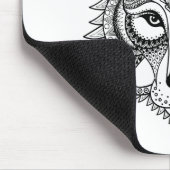 Inspirierter Wolf Mousepad (Ecke)