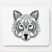 Inspirierter Wolf Mousepad (Vorne)