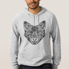 Inspirierter Wolfkopf Hoodie