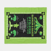 Inspirierter Zirkus Fleecedecke (Vorderseite (Horizontal))