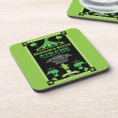 Inspirierter Zirkus Getränkeuntersetzer (Linke Seite)