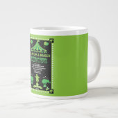Inspirierter Zirkus Jumbo-Tasse (Vorderseite Rechts)