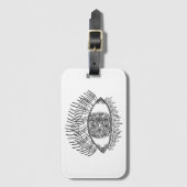 Inspiriertes Auge Gepäckanhänger (Vorderseite Vertikal)