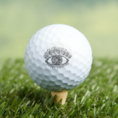 Inspiriertes Auge Golfball (Insitu T-Shirt)