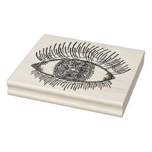 Inspiriertes Auge Gummistempel