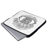 Inspiriertes Auge Laptopschutzhülle (Vorne Knopf)