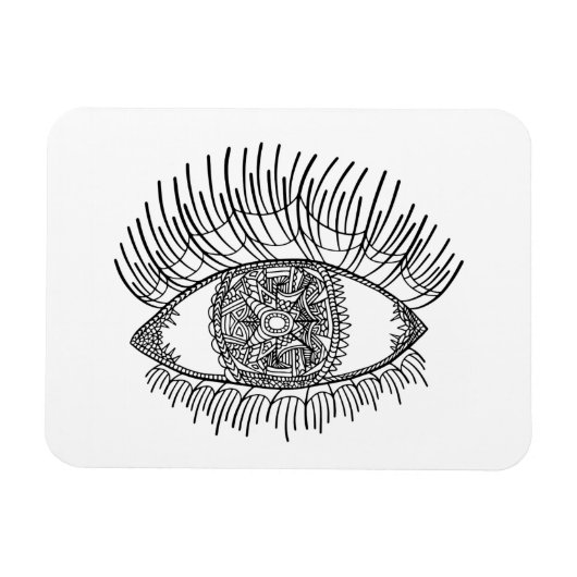 Inspiriertes Auge Magnet (Horizontal)