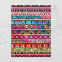Inspiriertes Aztec-Muster
