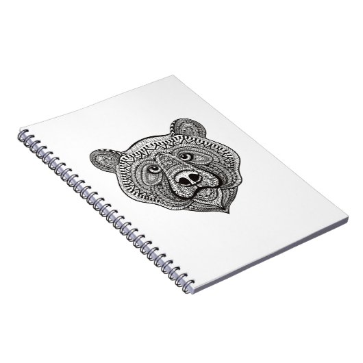 Inspiriertes Bärn-Gesicht Notizblock (Rechte Seite)