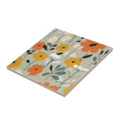 Inspiriertes, blumenfreies Muster Mitte des Jahrhu Fliese (Seite)