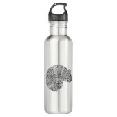 Inspiriertes Chamäleon 2 Trinkflasche (Vorderseite)