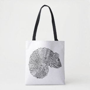 Inspiriertes Chamäleon 4 Tasche