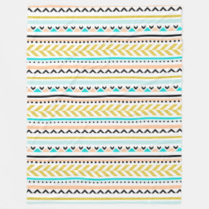 Inspiriertes Design der Girly Geometric Aztec Fleecedecke