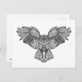Inspiriertes Eagle Postkarte (Vorne/Hinten)