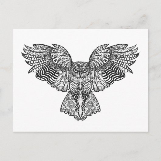 Inspiriertes Eagle Postkarte (Vorderseite)