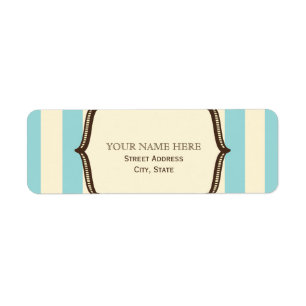 Inspiriertes Etikett für Vintagen Kreislauf, blau 