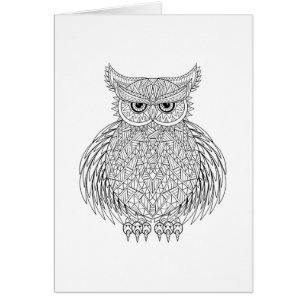 Inspiriertes Eulen-Vogel-Totem