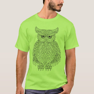 Inspiriertes Eulen-Vogel-Totem T-Shirt