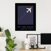inspiriertes Flugzeug Poster (Heimbüro)