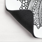 Inspiriertes Gekritzel Mousepad (Ecke)