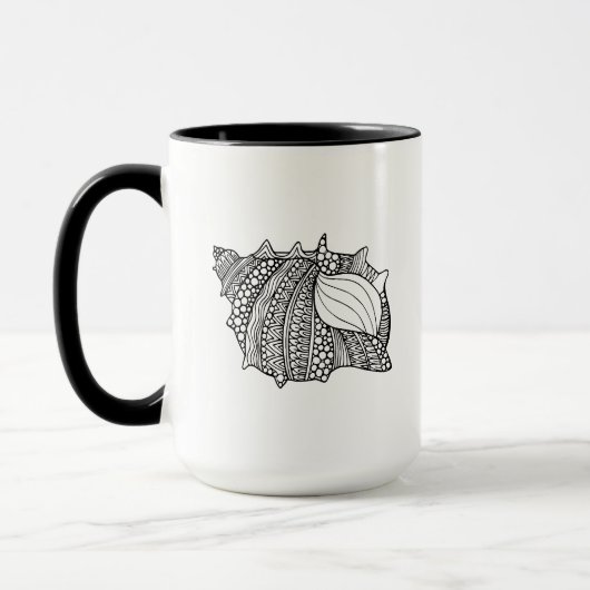 Inspiriertes Gekritzel Tasse (Links)