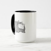 Inspiriertes Gekritzel Tasse (Vorderseite Links)