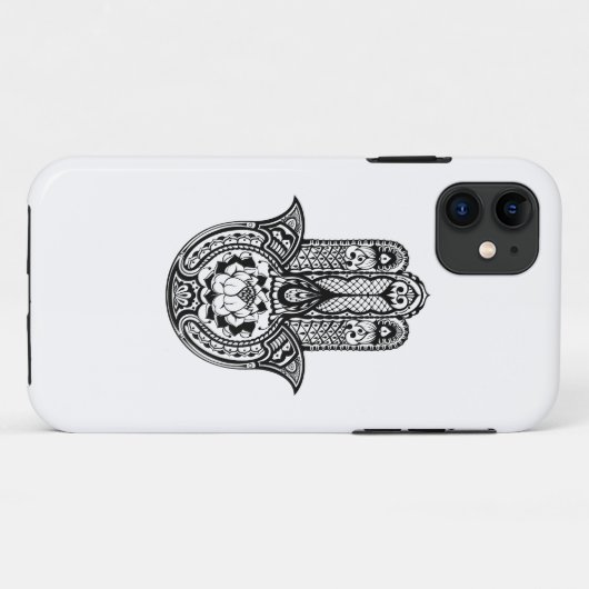 Inspiriertes Hamsa Symbol Case-Mate iPhone Hülle (Rückseite (Horizontal))